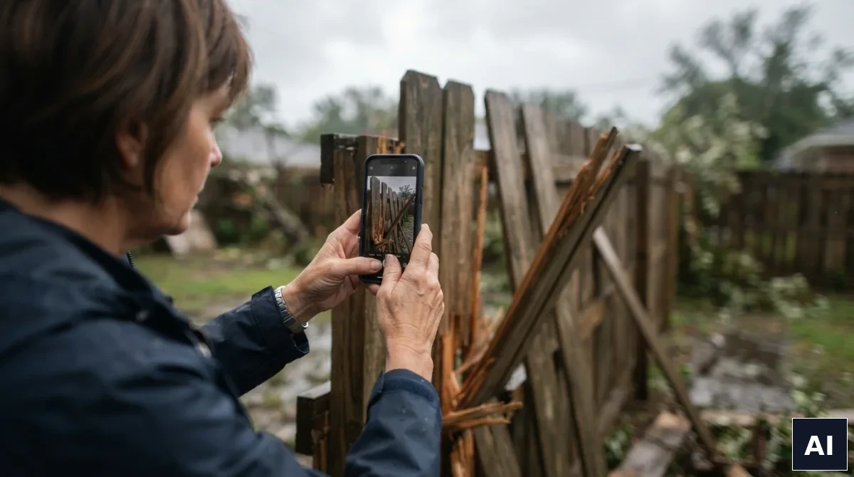 Dokumentowanie szkód po wichurze telefonem przed zgłoszeniem do ubezpieczyciela